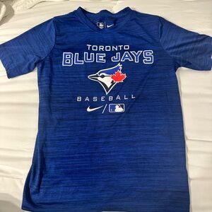 Nike Kids Blue Toronto Blue Jays performance shirt size small